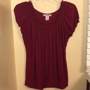 Maroon Blouse